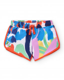 Pantaloncini da bagno bianchi da bambina Collezione Rockin The