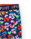 Leggings da pirata in maglia blu scuro da bambina Collezione