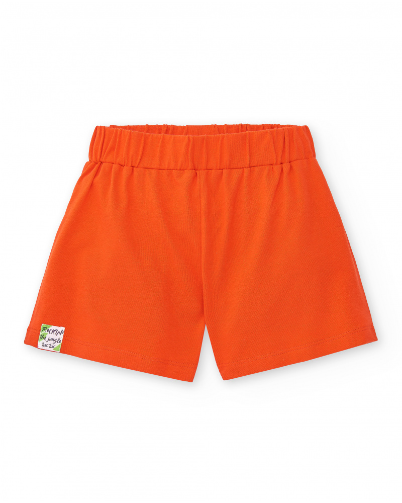 Pantaloncini rossi in maglia da bambina Collezione Rockin The