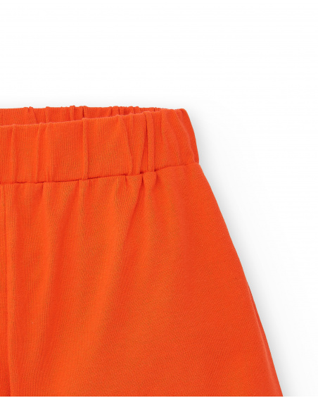 Pantaloncini rossi in maglia da bambina Collezione Rockin The