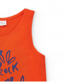 Camiseta punto rojo niña Rockin the Jungle