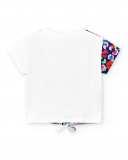 Camiseta punto blanco nudo niña Rockin the Jungle