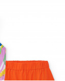 Completo in maglia rossa da bambina Collezione Rockin The Jungle