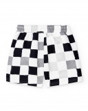 Costume da bagno bermuda bianco da bambino Collezione Race Car