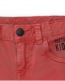 Bermuda da ragazzo in twill rosso Collezione Race Car