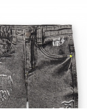 Pantaloni in denim grigio da ragazzo Collezione Race Car