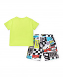 Completo in maglia verde da bambino Collezione Race Car