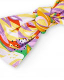 Cerchietto in maglia lilla da bambina Collezione Paradise Beach