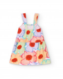 Abito in maglia multicolore da bambina Collezione Paradise Beach