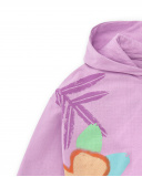 Giubbotto in peluche lilla da bambina Collezione Paradise Beach