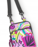 Borsa porta cellulare lilla da bambina Collezione Flamingo Mood
