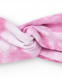 Cerchietto in maglia lilla da bambina Collezione Flamingo Mood