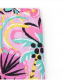 Leggings da ciclismo lilla per bambina Collezione Flamingo Mood