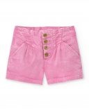 Shorts in denim rosa da bambina. Collezione Flamingo Mood