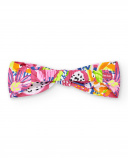 Cerchietto in maglia bianca da bambina Collezione Acid Bloom