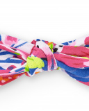 Cerchietto in maglia bianca da bambina Collezione Acid Bloom