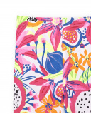 Leggings bianchi in maglia da bambina Collezione Acid Bloom