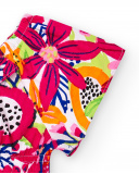 Blusa in popeline fucsia da bambina Collezione Acid Bloom