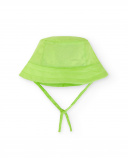 Cappello piatto verde da ragazzo Collezione Water Lilies