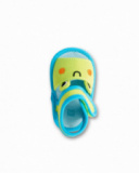 Sandali da bambino in twill verde Collezione Water Lilies