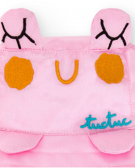 Cappello piatto rosa da bambina Collezione Water Lilies