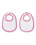 Bavaglino rosa da bambina Collezione Over The Rainbow