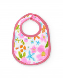Bavaglino rosa da bambina Collezione Over The Rainbow
