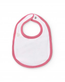 Bavaglino rosa da bambina Collezione Over The Rainbow