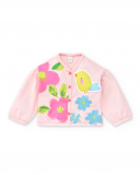 Completo in maglia lilla da bambina Collezione Over The Rainbow