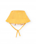 Cappello reversibile in maglia arancione da bambino Collezione