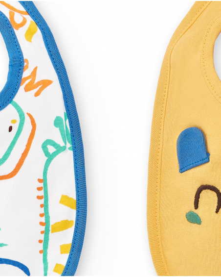 Confezione di bavaglini bandana arancioni da bambina Collezione