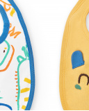 Confezione di bavaglini bandana arancioni da bambina Collezione