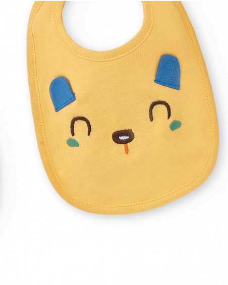 Confezione di bavaglini bandana arancioni da bambina Collezione