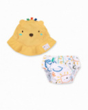 Set da bagno bianco per ragazzo Collezione Animal Life