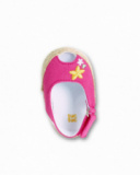 Sandali in twill rosa da bambina Collezione Animal Life