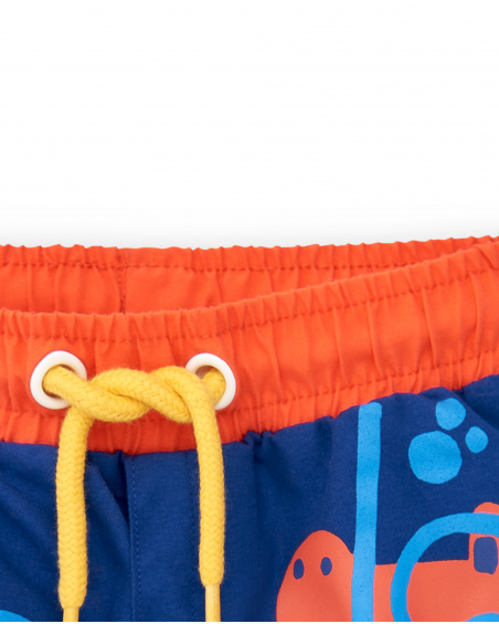 Bermuda da ragazzo di colore blu navy Collezione Salty Air