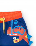 Bermuda da ragazzo di colore blu navy Collezione Salty Air