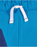 Bermuda da bambino in peluche blu Collezione Salty Air