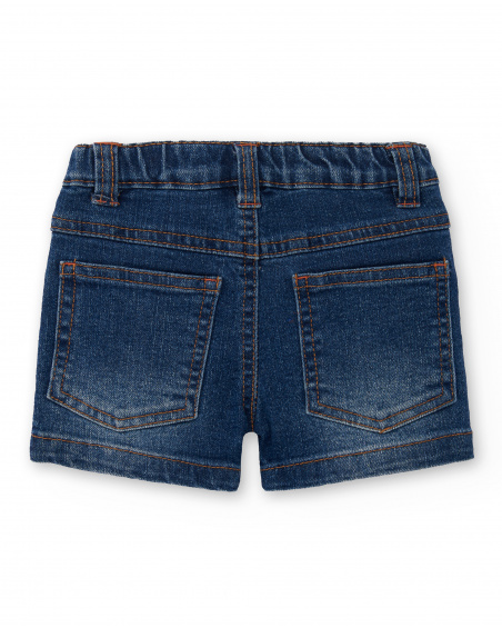 Shorts in denim blu da ragazzo Collezione Salty Air