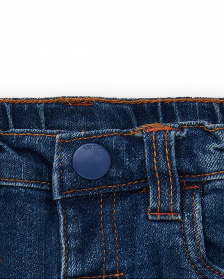 Shorts in denim blu da ragazzo Collezione Salty Air