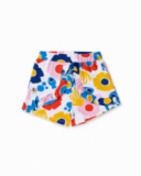 Shorts bianchi in maglia da bambina Collezione Salty Air