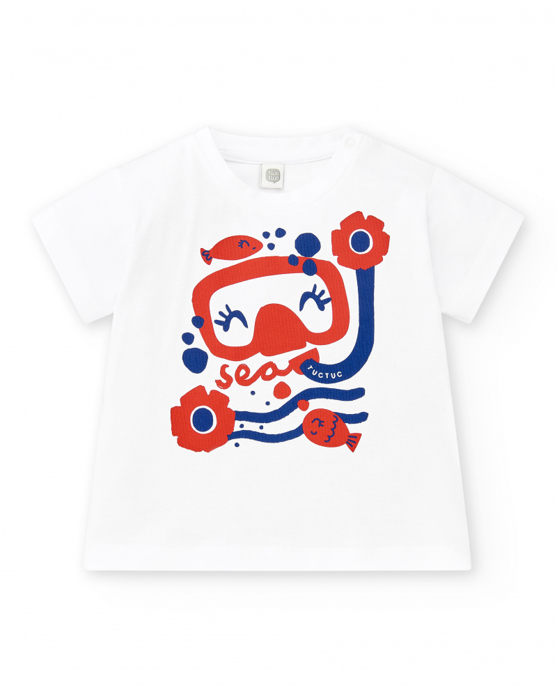 Camiseta punto blanco niña Salty Air