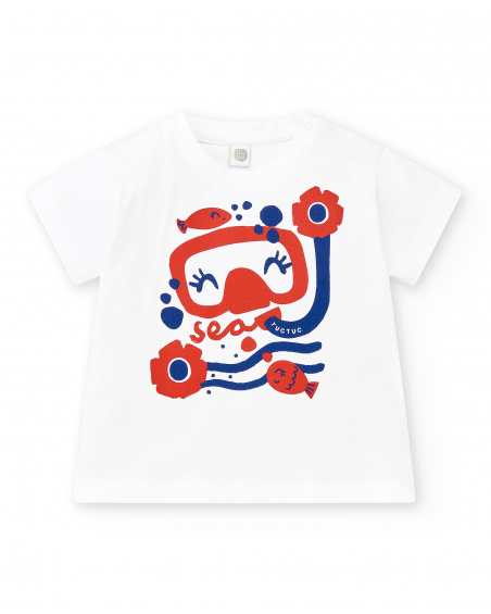 Camiseta punto blanco niña Salty Air