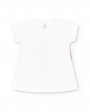 Abito bianco in maglia da bambina Collezione Salty Air