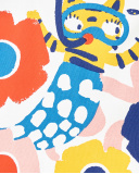 Abito bianco in maglia da bambina Collezione Salty Air