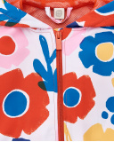 Giacca a vento bianca da bambina Collezione Salty Air