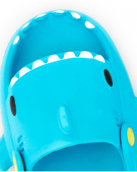 Sandali in gomma blu da bambino Collezione Laguna Beach