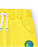 Bermuda da bambino in maglia gialla Collezione Laguna Beach