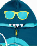 Giubbotto in peluche blu da bambino Collezione Laguna Beach