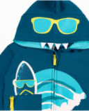 Tuta blu in peluche da bambino Collezione Laguna Beach